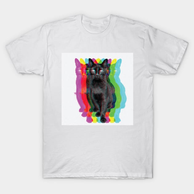 Midnight the Cat T-Shirt by PSCSCo